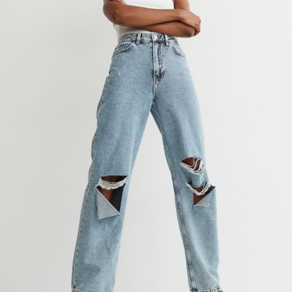 H&M Loose Straight High Jeans - Picture 2 of 6